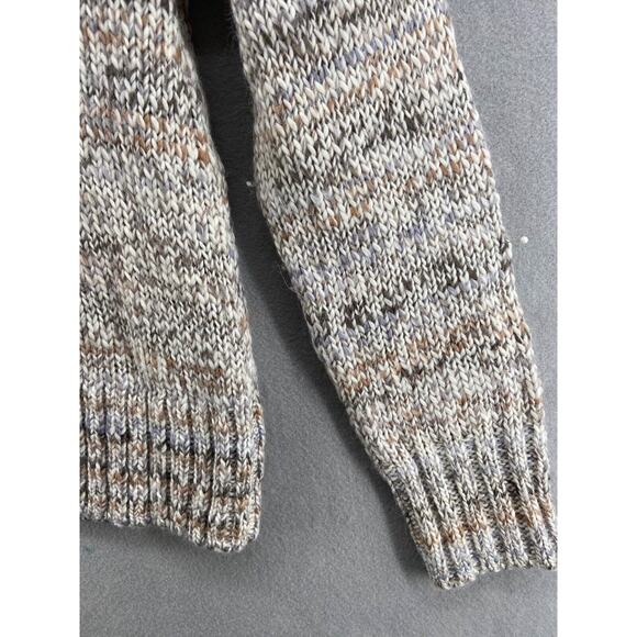 Chelsea 28 Sweater Womens XXS Turtleneck Ivory Marbeled Long Sleeve Wool Blend - Picture 4 of 11